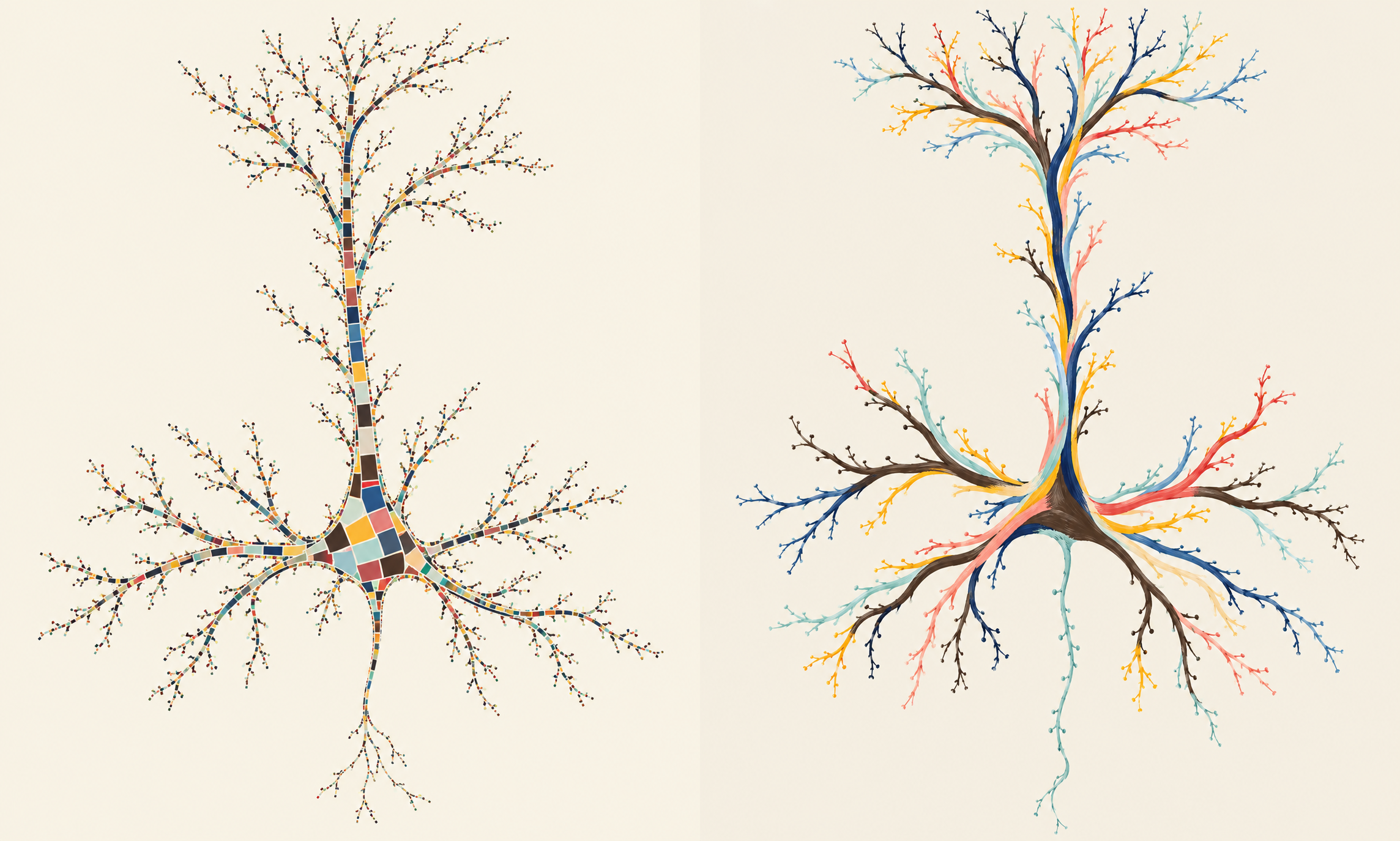 How Long Is the Coast of a Neuron? Resolution-Dependent Interaction Order and Computational Capacity — teaser figure